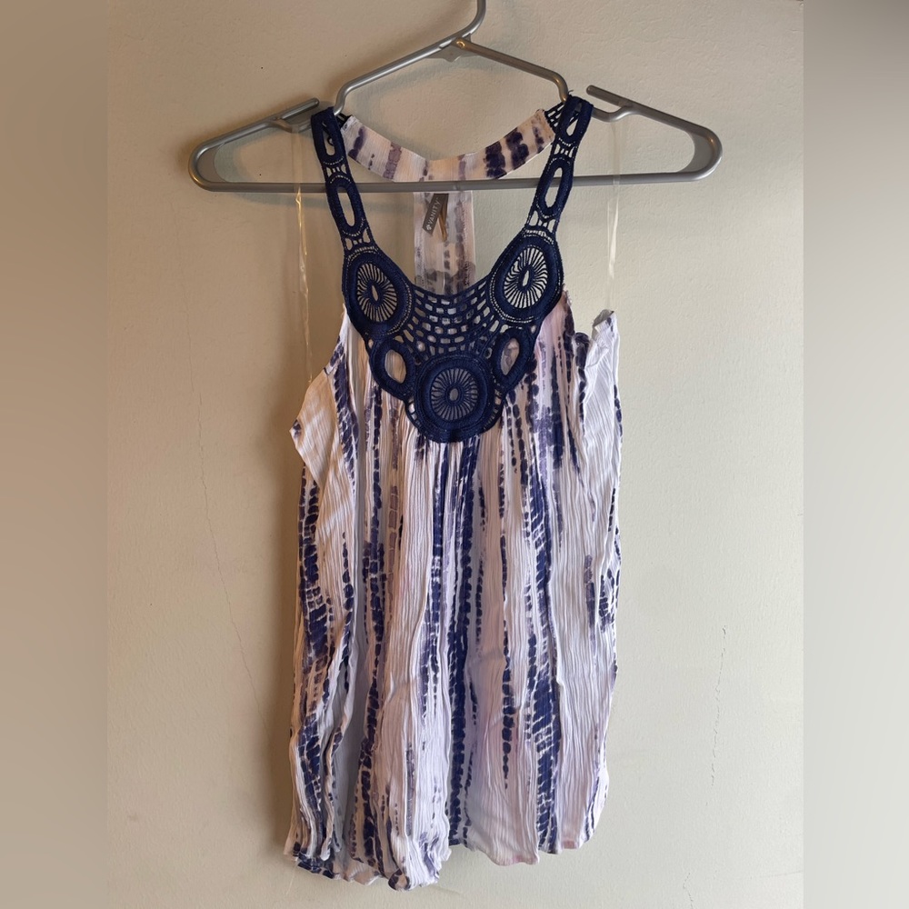 Vanity Tie Dye Racerback Tank Top